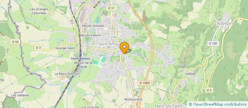 localisation de l'entreprise HIF  SAINT-AMOUR