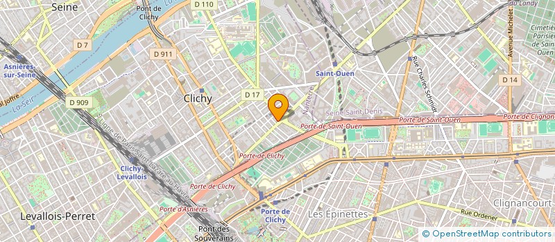 localisation de l'entreprise HIFI CLICHY à CLICHY