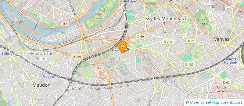 localisation de l'entreprise HIFI DOMOTIQUE SYSTEMES à ISSY-LES-MOULINEAUX