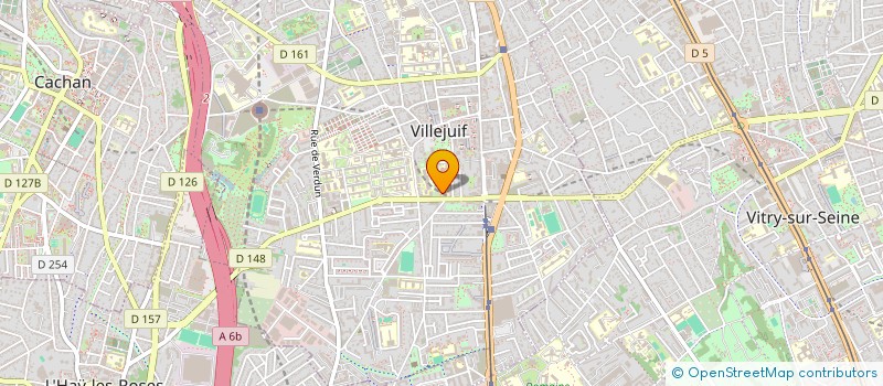 localisation de l'entreprise HIFI - EFREI à VILLEJUIF