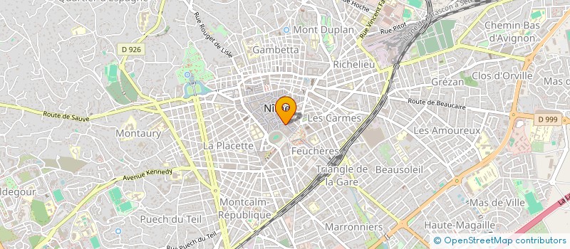 localisation de l'entreprise HIFI MUSIQUE à NIMES