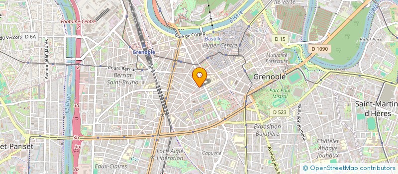 localisation de l'entreprise HIFI VAUDAINE SG  GRENOBLE