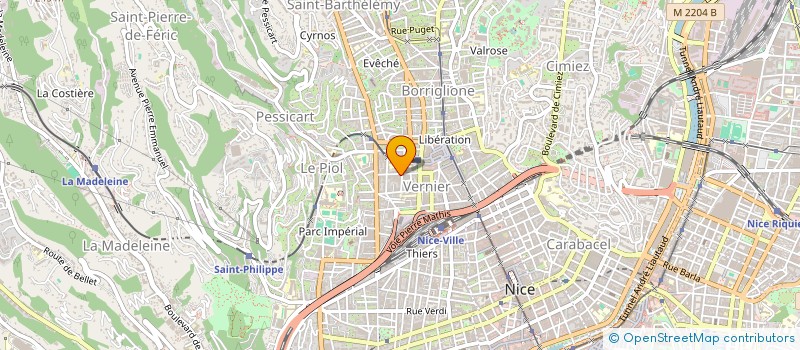 localisation de l'entreprise HIFITELEVIDEO à NICE