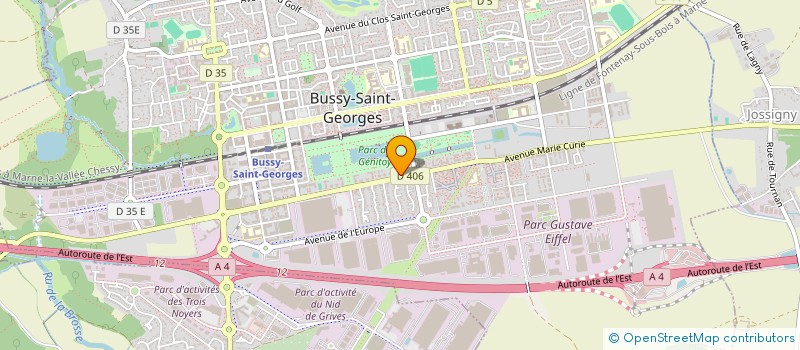 localisation de l'entreprise HIFRI CAPITAL  BUSSY-SAINT-GEORGES