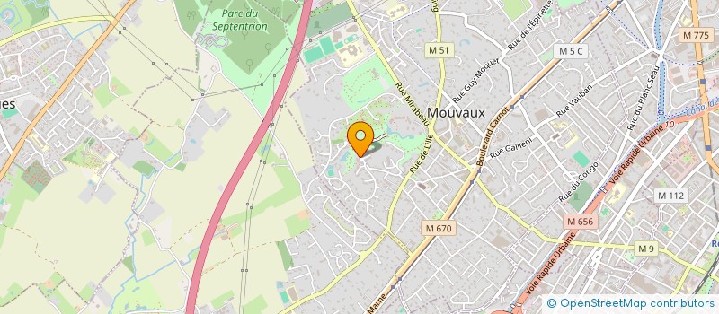 localisation de l'entreprise HIGH 5  MOUVAUX