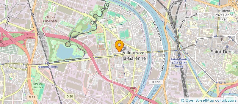 localisation de l'entreprise HIGH COMPUTING  VILLENEUVE-LA-GARENNE