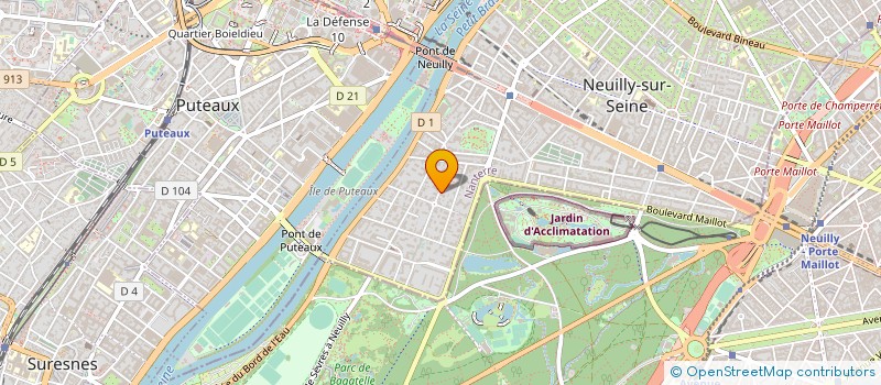localisation de l'entreprise HIGH'CONSULTING à NEUILLY-SUR-SEINE