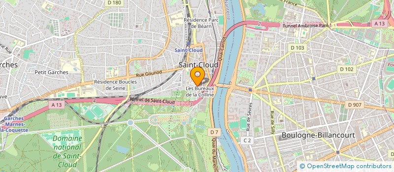 localisation de l'entreprise HIGH DATA SYSTEM à SAINT-CLOUD