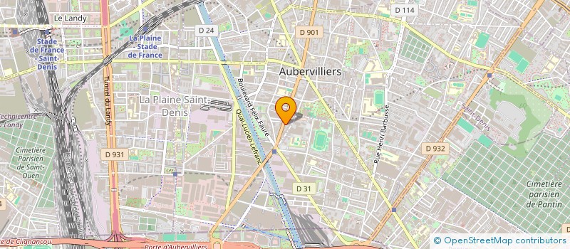 localisation de l'entreprise HIGH ELECTRONICS à AUBERVILLIERS