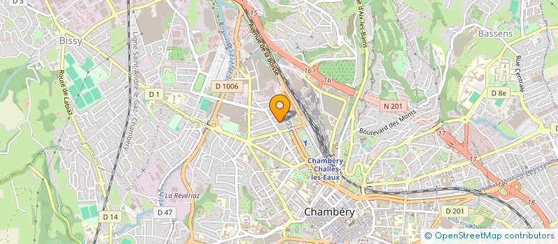 localisation de l'entreprise HIGH FIVE !  CHAMBERY