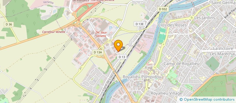 localisation de l'entreprise HIGH FIVE  JAUX