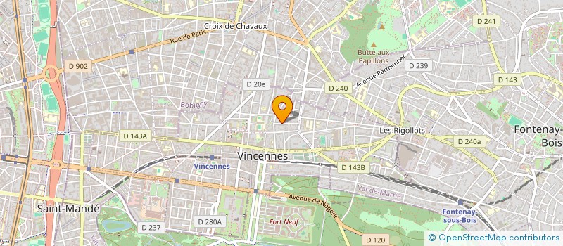 localisation de l'entreprise HIGH FIVE CONSULTING à VINCENNES