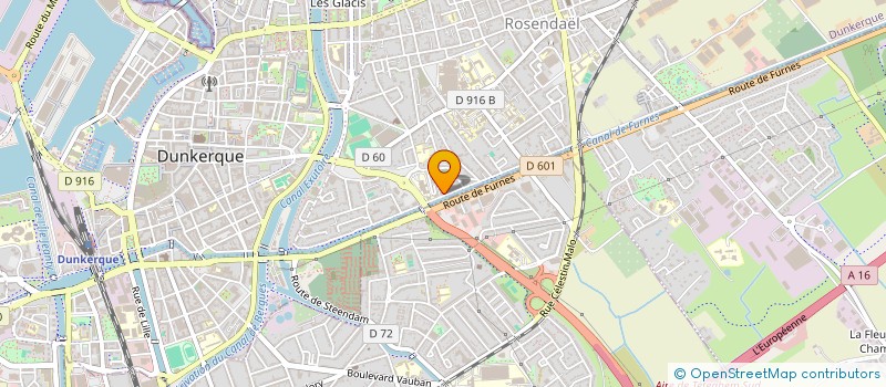 localisation de l'entreprise HIGH FRESH à DUNKERQUE