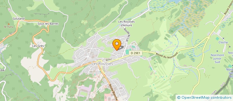 localisation de l'entreprise HIGH LEGAL BROTHERS  LES ROUSSES