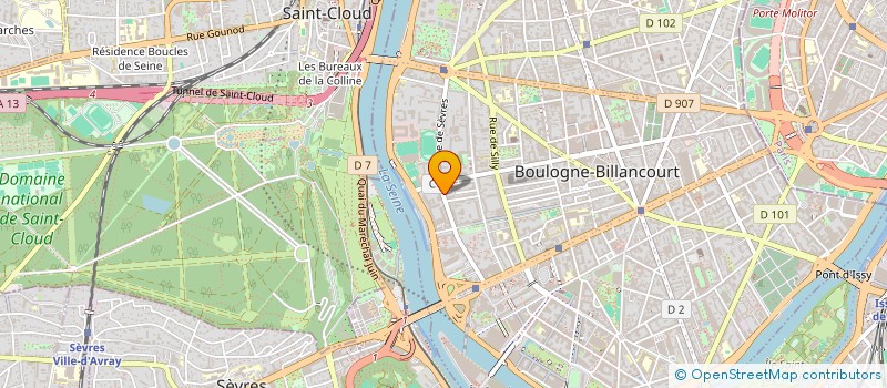 localisation de l'entreprise HIGH LEVEL MEDIA SOLUTIONS  BOULOGNE-BILLANCOURT