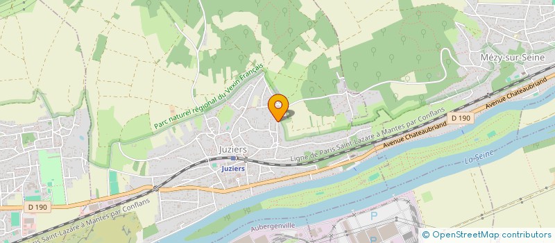 localisation de l'entreprise HIGH ON WHEELS  JUZIERS