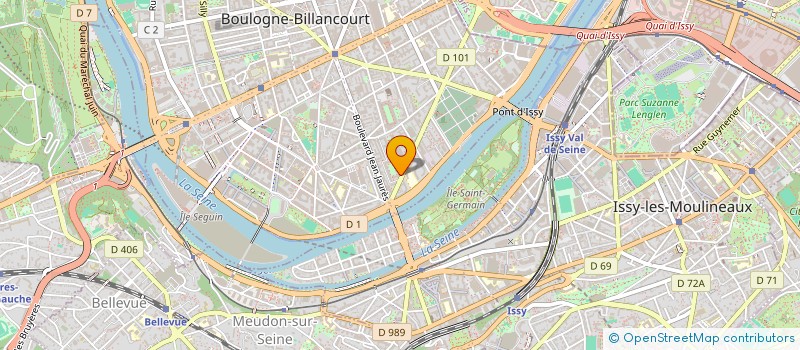 localisation de l'entreprise HIGH PROFILE THERAPY à BOULOGNE-BILLANCOURT