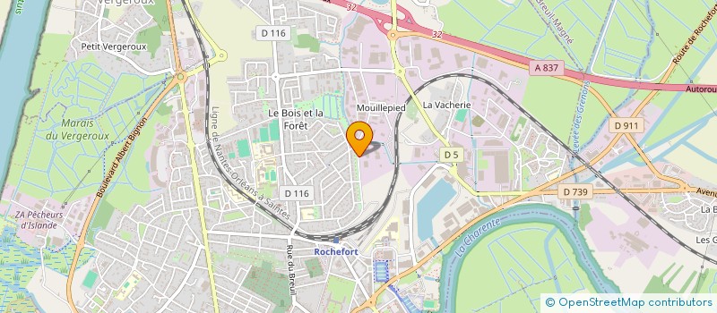 localisation de l'entreprise HIGH ROAD  ROCHEFORT