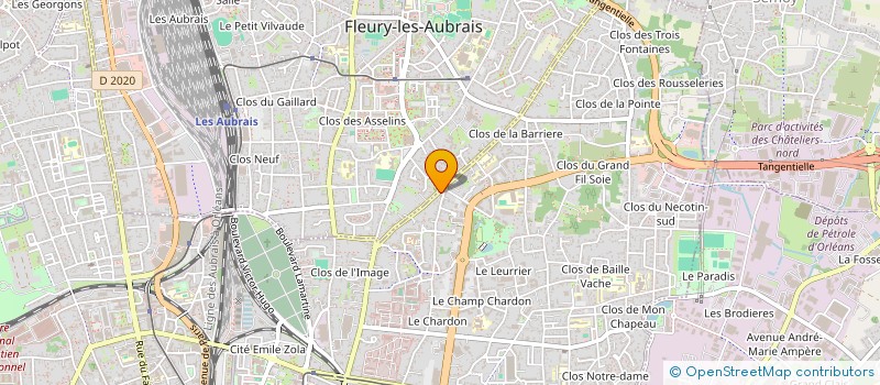 localisation de l'entreprise HIGH ROLLER à ORLEANS