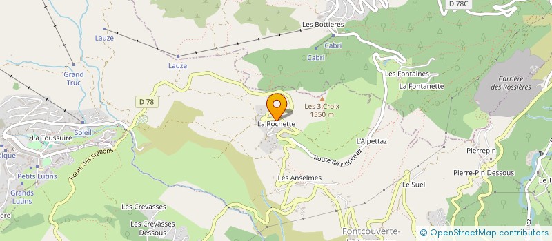 localisation de l'entreprise HIGH SPEED RENT  FONTCOUVERTE-LA-TOUSSUIRE