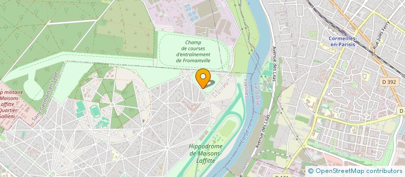 localisation de l'entreprise HIGH STREET RACING à MAISONS-LAFFITTE