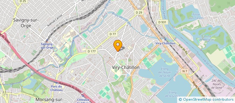 localisation de l'entreprise HIGH TECH 91 à VIRY-CHATILLON