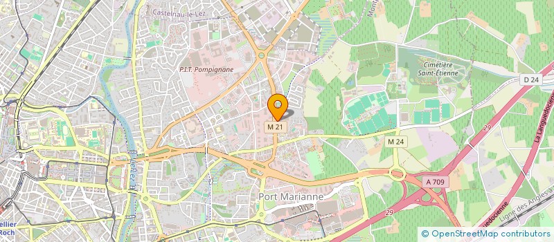 localisation de l'entreprise HIGH TECH CONCEPT à MONTPELLIER