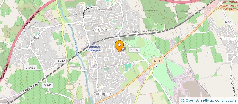 localisation de l'entreprise HIGH TECH INFO SERVICES  VERGEZE