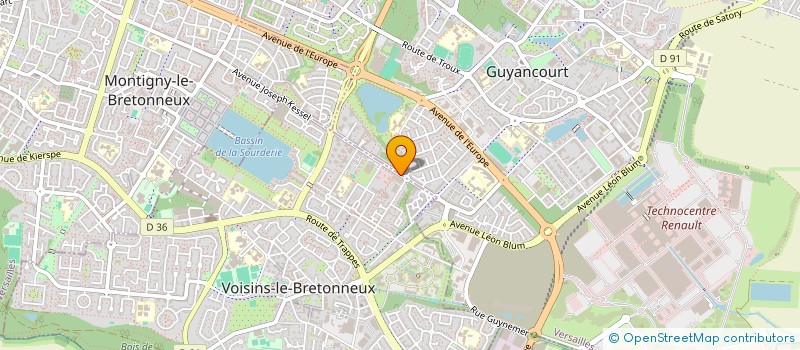 localisation de l'entreprise HIGH TECH INVESTISSEMENTS à VOISINS-LE-BRETONNEUX
