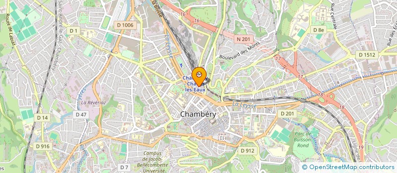 localisation de l'entreprise HIGH TECH SOLUTION à CHAMBERY