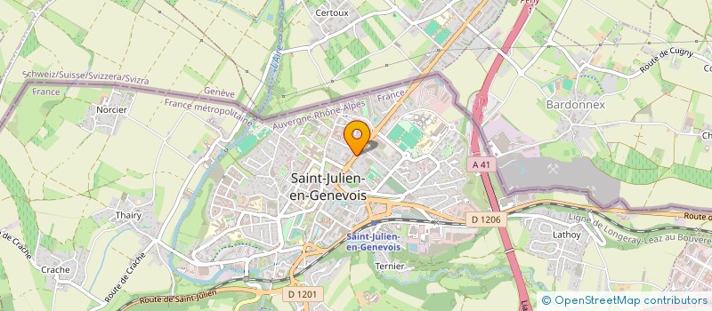 localisation de l'entreprise HIGH TECHNOLOGIES FRANCE à SAINT-JULIEN-EN-GENEVOIS