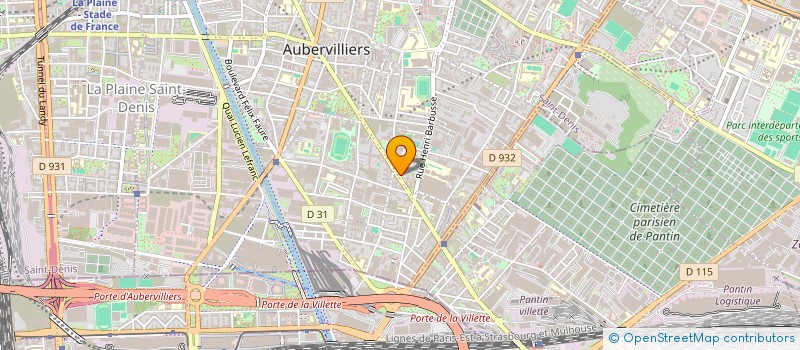 localisation de l'entreprise HIGH WAY MOVE  AUBERVILLIERS