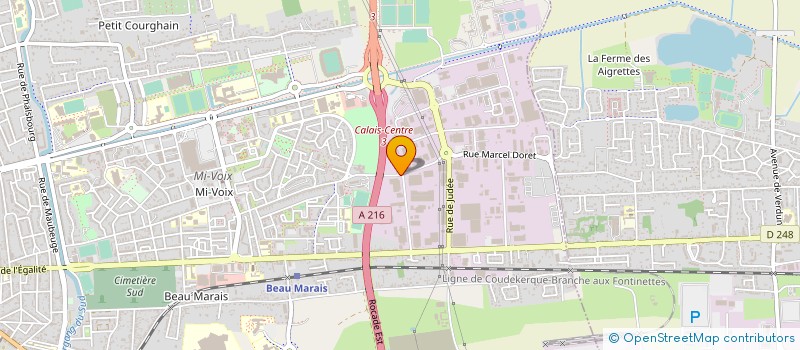 localisation de l'entreprise HIGHBURY TRADING  CALAIS