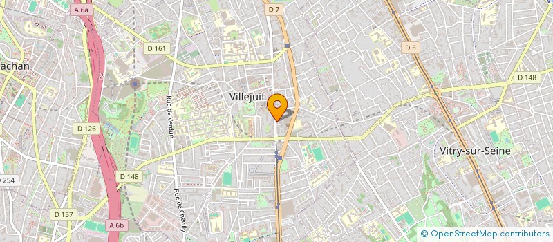 localisation de l'entreprise HIGHDR'O à VILLEJUIF