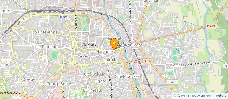 localisation de l'entreprise HIGHGLAM BY CHLOE à TARBES