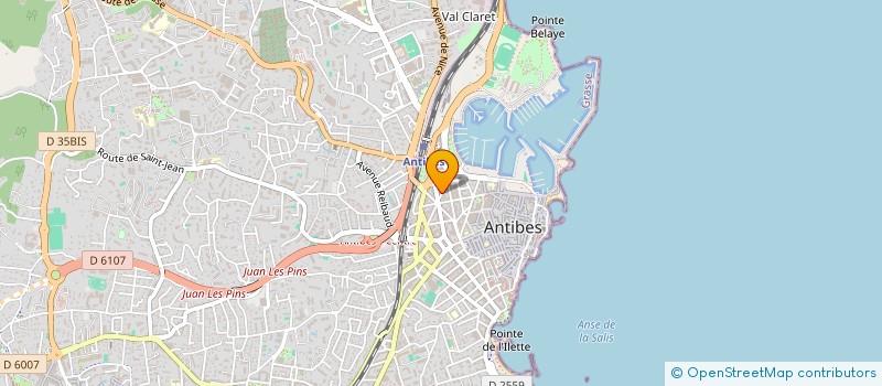 localisation de l'entreprise HIGHLAND à ANTIBES