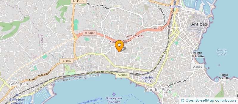 localisation de l'entreprise HIGHLEVEL à ANTIBES