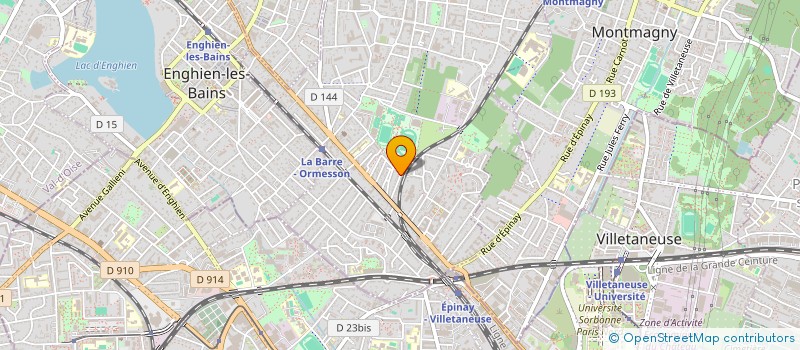 localisation de l'entreprise HIGHLINE TAXI  DEUIL-LA-BARRE