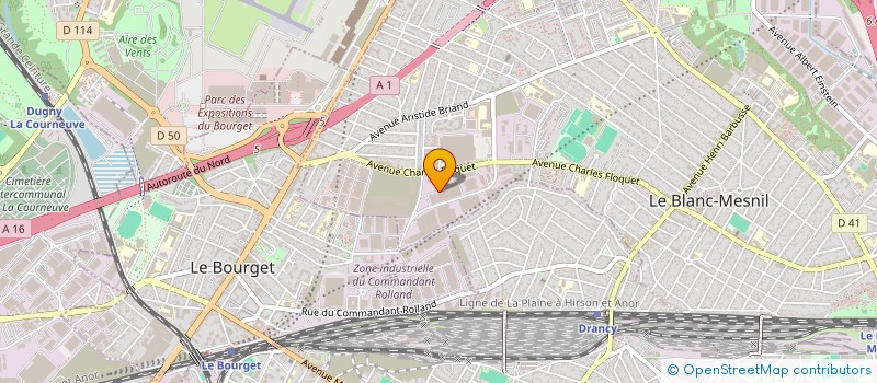 localisation de l'entreprise HIGHNESS  LE BLANC-MESNIL