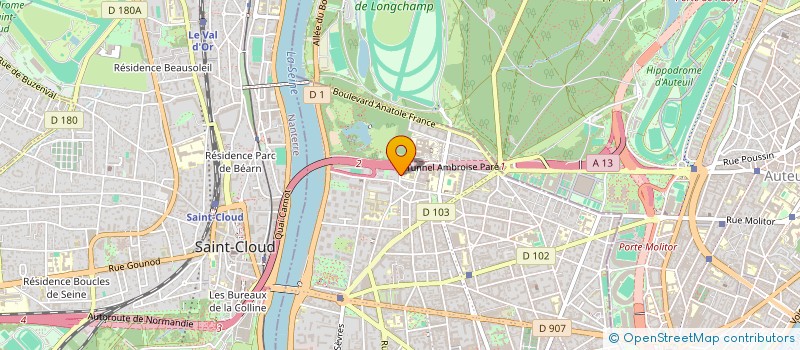 localisation de l'entreprise HIGHSENSE à GARCHES