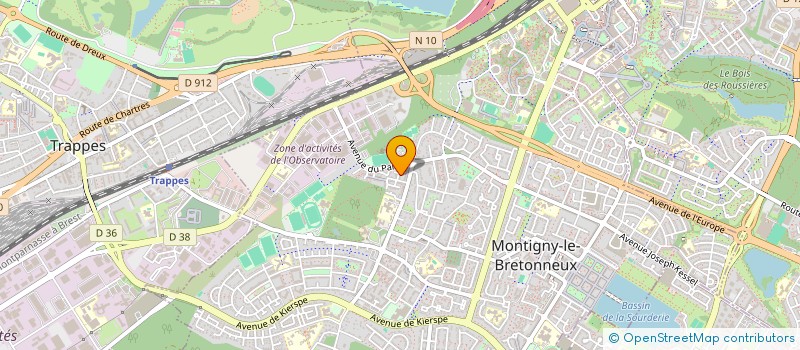 localisation de l'entreprise HIGHTECH FRANCE à MONTIGNY-LE-BRETONNEUX
