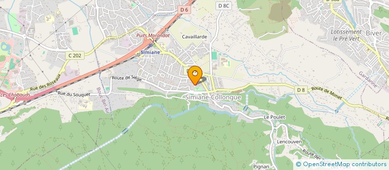 localisation de l'entreprise HIGHTEX  SIMIANE-COLLONGUE