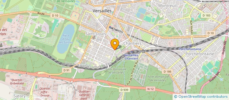 localisation de l'entreprise HIGHVIEW MEDIA  VERSAILLES