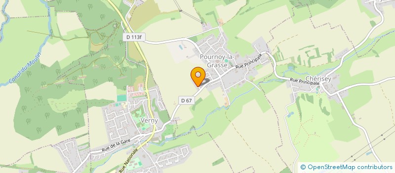 localisation de l'entreprise HIGHWAY 1  POURNOY-LA-GRASSE