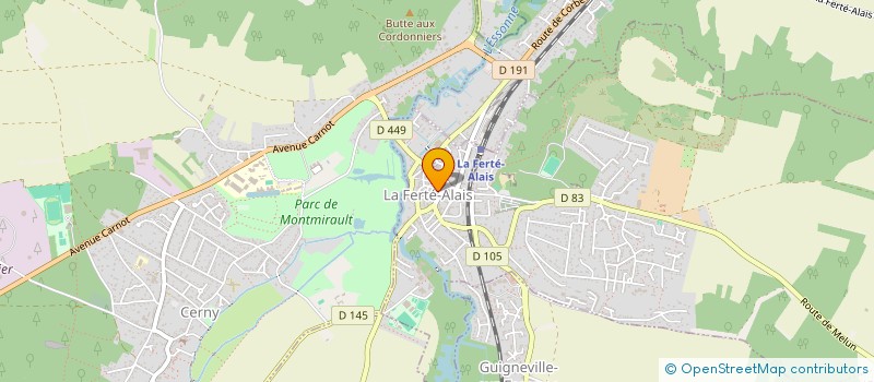localisation de l'entreprise HIGHWAY'70/80 à BOISSY-LE-CUTTE