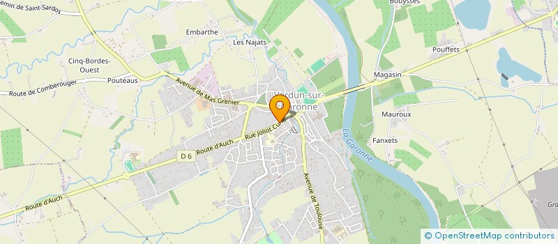 localisation de l'entreprise HIGHWAY AUTO-ECOLE  VERDUN-SUR-GARONNE