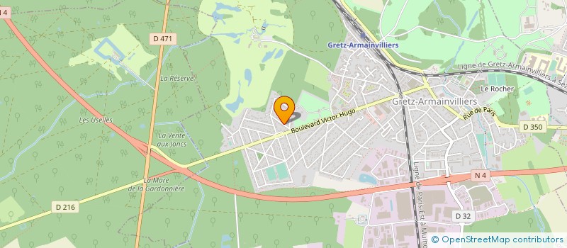 localisation de l'entreprise HIGHWAYSTAR STUDIO  GRETZ-ARMAINVILLIERS