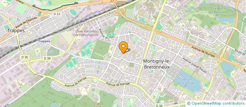 localisation de l'entreprise HIGHWIND CONSULTING à MONTIGNY-LE-BRETONNEUX