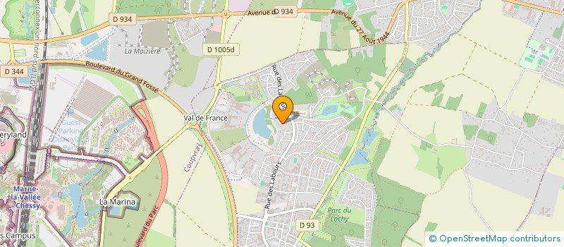 localisation de l'entreprise HIGHZ à MAGNY-LE-HONGRE