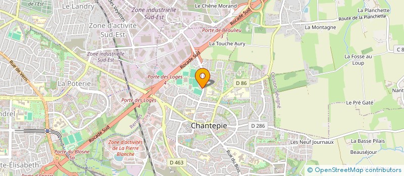 localisation de l'entreprise HIGNARD  CHANTEPIE